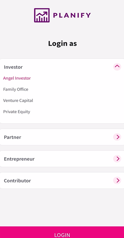 Sign up Flow: How to Sign up for the first time at Planify Application