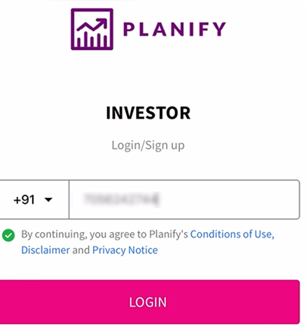 Sign up Flow: How to Sign up for the first time at Planify Application