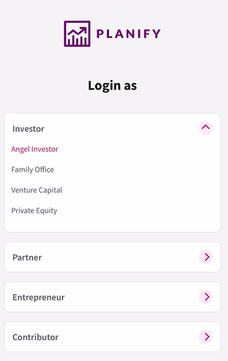 Sign up Flow: How to Sign up for the first time at Planify Application